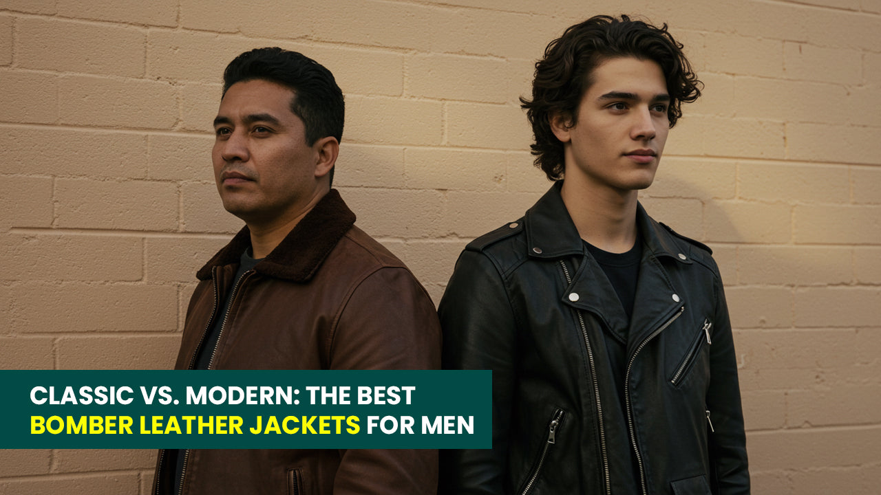 Classic vs. Modern: The Best Bomber Leather Jackets for Men