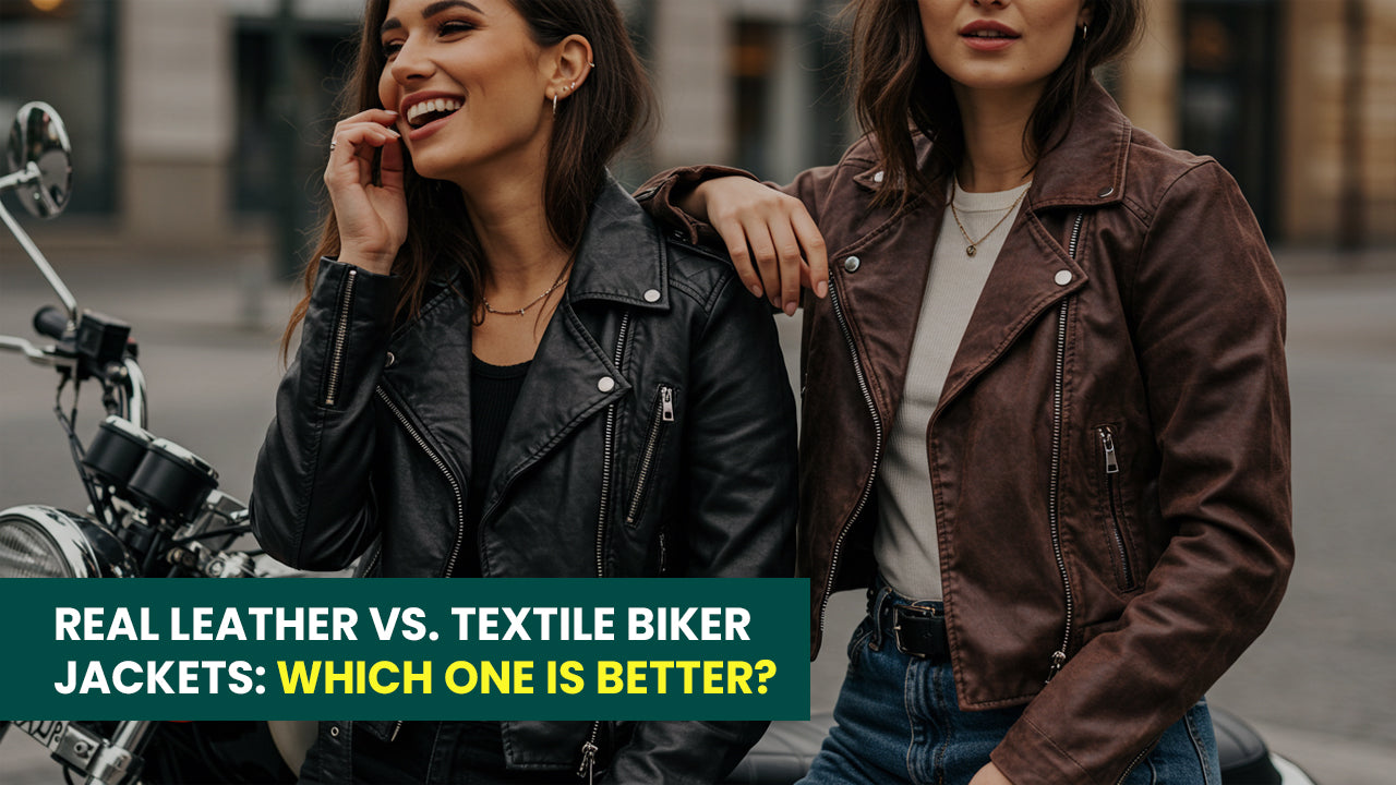 Real Leather vs. Textile Biker Jackets: Which One is Better?