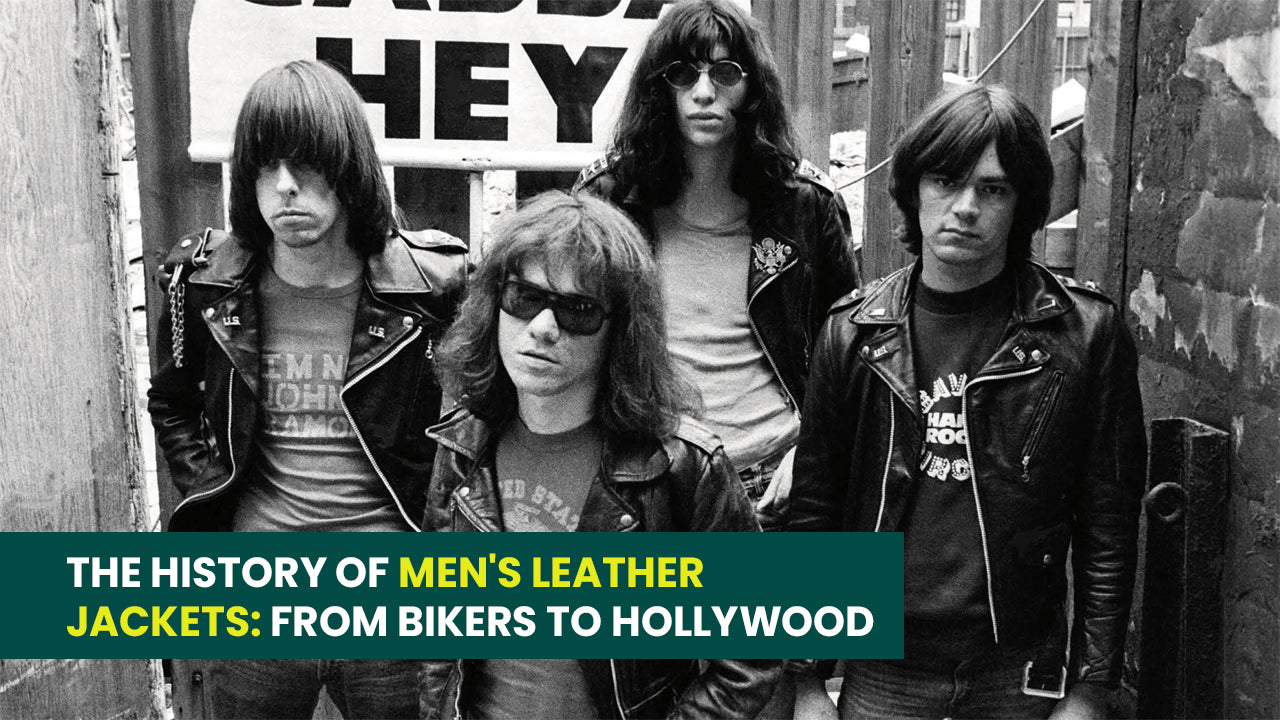 The History of Men's Leather Jackets: From Bikers to Hollywood