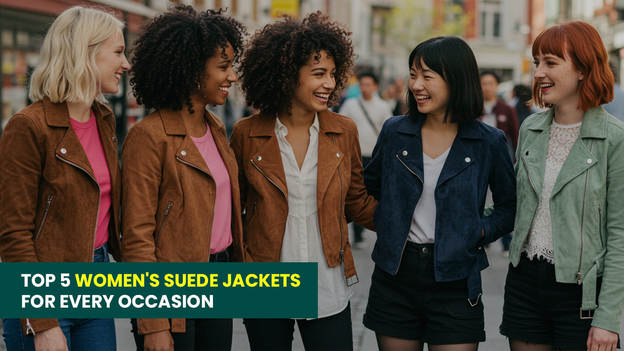 Top 5 Women's Suede Jackets for Every Occasion